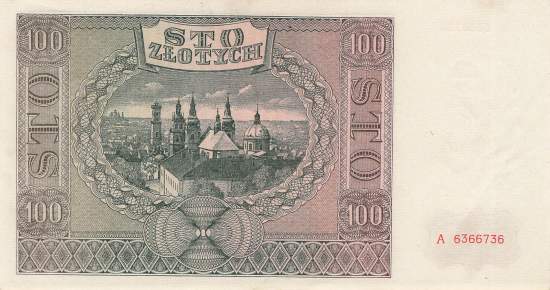 100 Zloty Polen p103 A 1941